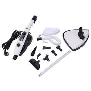 Mopa de Vapor Triangular Combinada de 1500W con Cepillos Dobles, Diseño Compacto con Enrollador de Cable para Uso en Coche y Hogar, Alta Temperatura - Product Image 3