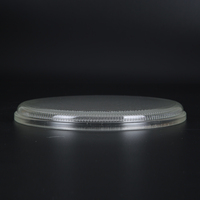 Couverture de lampe industrielle en verre plat prismatique transparent anti-explosion