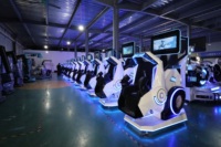 Simulateur de jeu VR de haute qualité au prix d'usine de Guangzhou, chaise VR 360°, simulateur de vol VR 9D