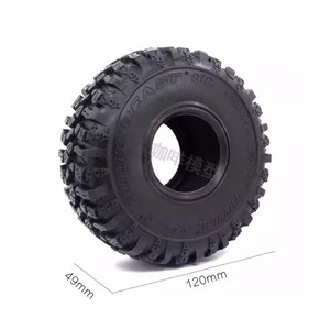 Neumático <span class=keywords><strong>de</strong></span> Goma para Coche RC 1/10, 1.9, 2.2, 2.6 Pulgadas, Neumático Todoterreno <span class=keywords><strong>de</strong></span> Alto Rendimiento, Agarre Fuerte y Duradero para Mejorar Modelos <span class=keywords><strong>de</strong></span> Coches RC - Product Image 6