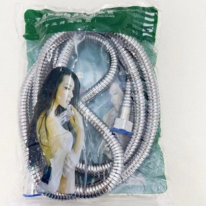 Tuyau de douche flexible en alliage de zinc de 2 mètres, diamètre intérieur fileté de 1/2 pouce, design minimaliste - Product Image 4