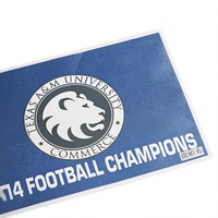 Bannière personnalisée grand format avec logo pour match de football, supporters et fans, drapeau de supporter
