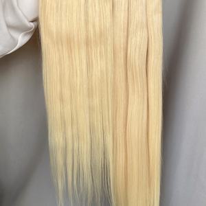 Extensions de cheveux brésiliens vierges Remy 613, grade 9A/10A, couleur naturelle, lisses, double épaisseur, avec closures 5x5 - Product Image 2