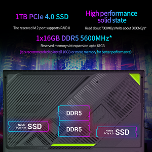 Ordinateur portable de jeu Asus Rog Strix Scar G16, processeur Core i7, RTX4060, 16 pouces, 2.5K, ordinateur haute performance - Product Image 3