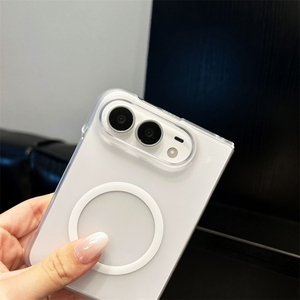 เคสโทรศัพท์แบบพับได้สำหรับ iPhone Ultra รุ่นใหม่ ดีไซน์เรียบง่าย สไตล์เกาหลี โปร่งแสง ลายไอซ์ฟอก พร้อมแม่เหล็กสำหรับชาร์จไร้สาย ป้องกันการตกกระแทก แข็งแรงทนทาน - Product Image 5