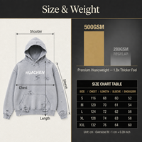 Hoodie Pria Custom Logo OEM, Kualitas Tinggi, Bahan Tebal, Cuci Asam, Bordir, Gaya Retro Streetwear Vintage, Polos