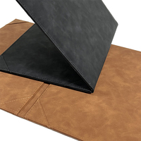 Personnalisez 12 couleurs de cuir PU pour une couverture de menu rembourrée de la taille d'une lettre