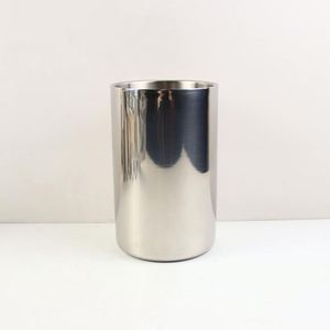 Seau à vin isotherme double paroi en acier inoxydable 1600 ml, design moderne, idéal pour les fêtes, source transfrontalière pour bacs à boissons et vin rouge – Vente directe usine - Product Image 4