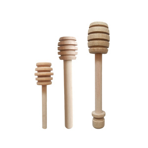 Suministro directo de fábrica de varillas agitadoras de madera maciza para miel, extractores de miel de madera, varillas agitadoras para café y mermelada, y artículos hechos a medida. - Product Image 3