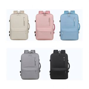 Mode hommes porte-documents sac à dos épaisseur étendue grande capacité 35L sac à dos ordinateur compartiment embarquement ciel voyage sac à dos - Product Image 6