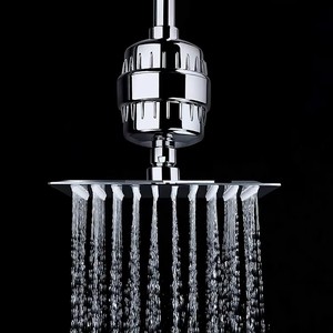 Filtre de Douche Pluie Superhome Vitamine C Haute Qualité pour Hôtels – Élimine le Chlore, Adoucit l'Eau, Finition Chromée, Garantie 5 Ans - Product Image 2