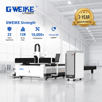 Machine de découpe laser à fibre 2-en-1 pour tôles et tubes métalliques, avec table d'échange, pour la découpe de tubes et de plaques en fibre laser, 3m et 6m