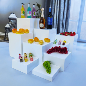 Lot de 9 Pièces Présentoir en <span class=keywords><strong>Acrylique</strong></span> pour Mariage, Support Alimentaire pour Buffet, Gâteaux et Desserts - Product Image 5