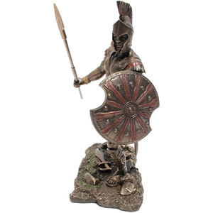 Achille <span class=keywords><strong>Héros</strong></span> grec de la guerre de Troie Statue Cold Cast Bronze 9 pouces de haut - Product Image 1