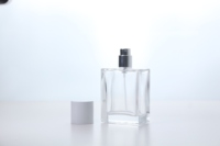 Bouteille de parfum pas cher prix d'usine carré rose faisant la machine bouteilles en verre 30ml bouteille de parfum