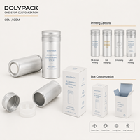 Contenitore in Alluminio Vuoto Personalizzato 40*90mm per Cera per Capelli e Deodorante in Stick
