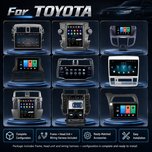 Android Auto Inalámbrico para <span class=keywords><strong>Toyota</strong></span>, Marco para Pantalla de Coche, Reproductor Android para Coche, Radio CarPlay, Monitor de Navegación Bluetooth - Product Image 2