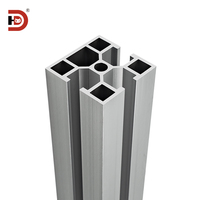 Profilé en aluminium extrudé industriel 4040 K avec rainure d'étanchéité d'un côté, profilé de cadre d'équipement à trois rainures 4040