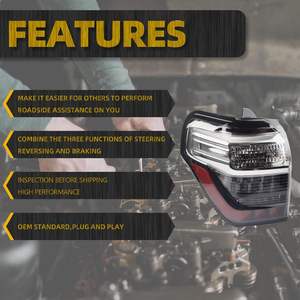 Venta de Fábrica: Luz Trasera Izquierda de Alta Calidad para Toyota 4Runner 2018-2019, Luz de Freno Lado del Pasajero 8155135402 - Product Image 3