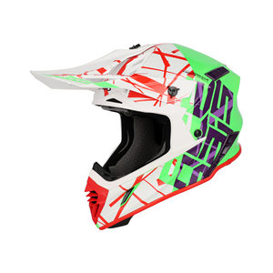 Casco Offroad Bitter X-Track 22-06 Bianco per Moto da Corsa - Product Image 1