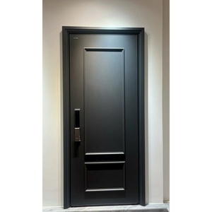 <span class=keywords><strong>Porte</strong></span> d'entrée moderne en acier <span class=keywords><strong>Hormann</strong></span> avec fonction antivol, design simple pour la sécurité de l'entrée extérieure, finition usine Chine - Product Image 1