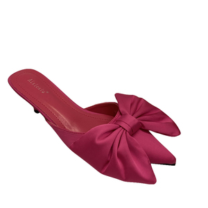 Sandales décontractées noires pour femmes printemps-automne 2025, antidérapantes, à talon haut et bout pointu, tendance et respirantes - Product Image 6