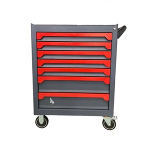 Aochen Chất lượng cao màu đen đa chức năng 7 ngăn kéo khóa công cụ lưu trữ công cụ tủ với bánh xe - Product Image 5