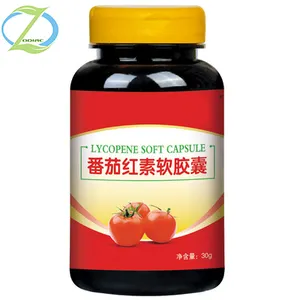 Lycopene Softgel Capsules Tomato Paste Extract 500mg Regular Lycopene Supplements
