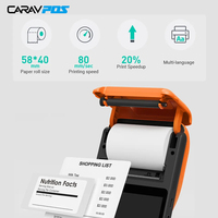 Machine de point de vente Offre Spéciale 5 pouces, 4 cœurs, wi-fi, BT 4.0, Terminal Mobile sans fil, Android Restaurant, imprimante thermique 58mm, systèmes de point de vente