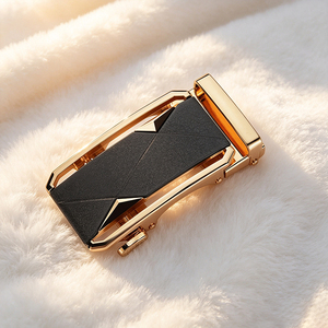 Ceinture Classique pour Hommes d'Affaires, Fabrication Directe, Logo Personnalisé, Boucle Automatique avec Sangle en Cuir - Product Image 2