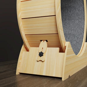 Ruota da Corsa OEM Rotonda Interattiva in Fibra di Legno per Gatti, Tapis Roulant Divertente per Esercizi per Animali Domestici e Cani, Giocattolo per Gatti - Product Image 5