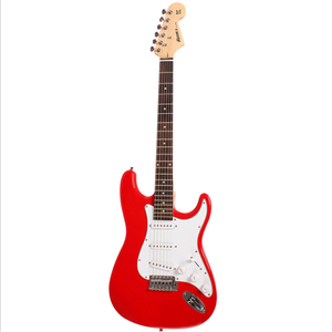 <span class=keywords><strong>guitarras</strong></span> <span class=keywords><strong>electroacusticas</strong></span> profesional instrumento Musical de color rojo straocaster lucky star, venta al por mayor - Product Image 1