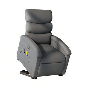 Sillón Reclinable de Masaje Gris Oscuro, de Pie a Sentado, para Uso Doméstico, Enchufable, 110-240v - Product Image 1