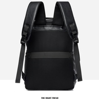 Sac à dos en cuir PU QET1105, sac à dos vintage pour ordinateur portable 15,6 pouces, sac à dos imperméable pour hommes, sac à dos de voyage pour hommes, sac à dos décontracté pour hommes