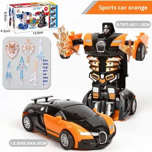 1/18 2 en 1 Robots de transformación vehículo deportivo modelo Rc coche deformación <span class=keywords><strong>Robot</strong></span> coche Control remoto coche juguete para niños regalo - Product Image 6