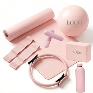 Custom New Adjustable Yoga Gym Accessories Women pink <b>Stretch</b> Fabric Resistance Band Pilates <b>Ring</b> High Quality Core Sliders Set - Product Image 3