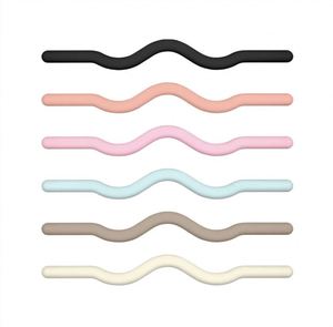 Juego de colchoneta de Pilates con bandas de resistencia y pesas, accesorios de yoga plegables antideslizantes de color rosa, uso universal - Product Image 4