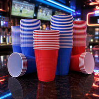 Gelas Pesta Plastik PP PS Sekali Pakai 9oz Warna-warni untuk Permainan Beer Pong, Minum, Perayaan Liburan & Acara Hiburan