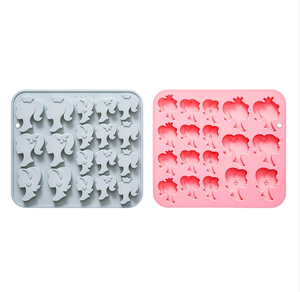 Nueva herramienta <span class=keywords><strong>de</strong></span> pastel 18 agujeros chica <span class=keywords><strong>Fondant</strong></span> molde <span class=keywords><strong>de</strong></span> silicona DIY princesa cabeza Chocolate caramelo molde <span class=keywords><strong>de</strong></span> silicona - Product Image 4