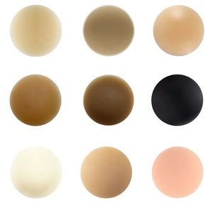 Couvre-mamelon solide sans couture adhésif en silicone avec colle Couvre-mamelon réutilisable invisible Emballage personnalisé - Product Image 4