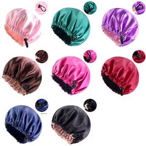 Bonnets en satin personnalisés pour femmes – Bonnets de nuit doux, pour le sport, les voyages et l'usage quotidien, toutes saisons, design tendance - Product Image 2