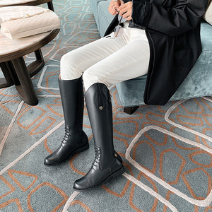 <span class=keywords><strong>Stivali</strong></span> da Equitazione da <span class=keywords><strong>Donna</strong></span> con Cerniera Posteriore <span class=keywords><strong>Stivali</strong></span> Alti con Tacco Largo Basso <span class=keywords><strong>Stivali</strong></span> da Cavaliere - Product Image 1