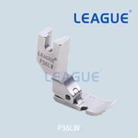 P36LW(31358HXW) Pied presseur à tige haute articulé large gauche pour fermeture éclair à cordon pour machine à coudre point noué à aiguille simple