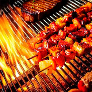 Barbecue <span class=keywords><strong>a</strong></span> <span class=keywords><strong>Gas</strong></span> <span class=keywords><strong>a</strong></span> carbone cucina esterna resistente alla corrosione acciaio inossidabile 304 cottura griglia griglia griglia griglia 8mm 10mm - Product Image 4