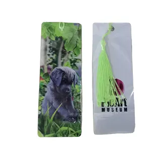 2024 Hot selling skillful design custom 3D lenticular bookmark of animal 100% factory price