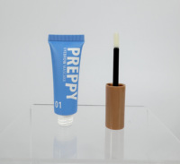 Tube de mascara vide en plastique transparent en gros avec bouchon à vis pour cosmétiques, outils de maquillage et faux cils (OEM disponible)