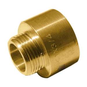 Manchon de réduction mâle/femelle en laiton jaune 3/4x1 \ "Outil de tournage - Product Image 1