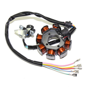 Bobine de <span class=keywords><strong>stator</strong></span> X-007 pour <span class=keywords><strong>moto</strong></span> CG200 CG 125-8 AC FT 125 CG 200 – Qualité OEM personnalisée en usine - Product Image 1