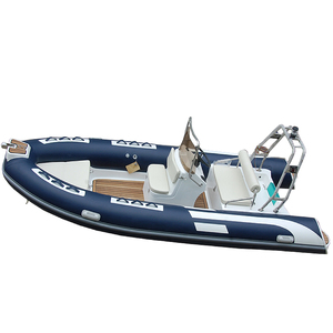 Bote <span class=keywords><strong>de</strong></span> <span class=keywords><strong>Pesca</strong></span> Inflable <span class=keywords><strong>de</strong></span> Fibra <span class=keywords><strong>de</strong></span> Vidrio <span class=keywords><strong>de</strong></span> 4.8 Metros (16 Pies) con Consola Central y Motor Fuera <span class=keywords><strong>de</strong></span> Borda para Aguas Oceánicas, Usado, <span class=keywords><strong>en</strong></span> <span class=keywords><strong>Venta</strong></span> - Product Image 1