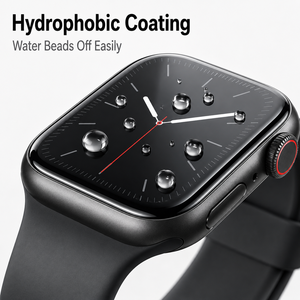 Protector de Pantalla de Hidrogel 3D, Película Transparente HD para Apple Watch 40 41 42 44 45 46 49mm <span class=keywords><strong>Series</strong></span> 3 4 5 6 7 8 9 SE Ultra, con Aplicador - Product Image 6